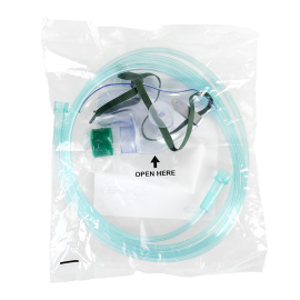 Non-Rebreather Elongated Mask w/ 7' (2.1 m) tubing, 600 ml R
