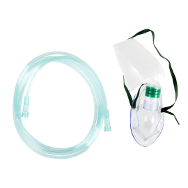 Non-Rebreather Elongated Mask w/ 7' (2.1 m) tubing, 600 ml R