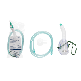 Venturi Adjustable Dial Elongated Mask w/ 7' (2.1 m) tubing