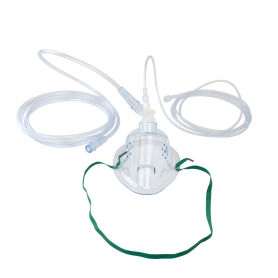 EtCO2 Elongated Mask w/ CO2 sampling line w/ 7' (2.1 m)