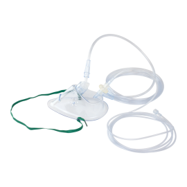 EtCO2 Elongated Mask w/ CO2 sampling line w/ 7' (2.1 m)