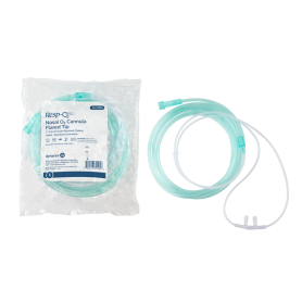 Nasal Oxygen Cannula Flared Tip w/ 7' (2.1 m) Crush Resistan
