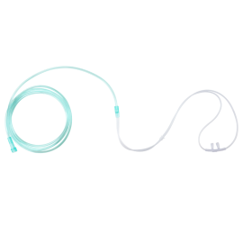 Nasal Oxygen Cannula Flared Tip w/ 7' (2.1 m) Crush Resistan