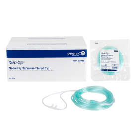 Nasal Oxygen Cannula Flared Tip w/ 14' (4.3 m) Crush Resista
