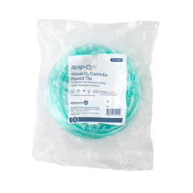 Nasal Oxygen Cannula Flared Tip w/ 21' (6.4 m) Crush Resista