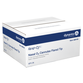 Nasal Oxygen Cannula Flared Tip w/ 21' (6.4 m) Crush Resista