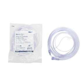 Nasal Oxygen Cannula Cushion Tip w/ 7' (2.1 m) Crush Resista