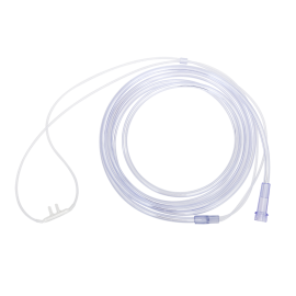 Nasal Oxygen Cannula Cushion Tip w/ 7' (2.1 m) Crush Resista