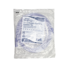 Nasal Oxygen Cannula Cushion Tip w/ 7' (2.1 m) Crush Resista