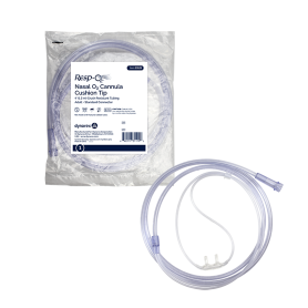 Nasal Oxygen Cannula Cushion Tip w/ 4' (1.2 m) Crush Resista