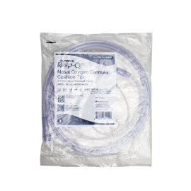 Nasal Oxygen Cannula Cushion Tip w/ 4' (1.2 m) Crush Resista