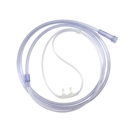 Nasal Oxygen Cannula Cushion Tip w/ 4' (1.2 m) Crush Resista