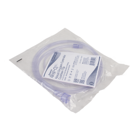 Nasal Oxygen Cannula Cushion Tip w/ 4' (1.2 m) Crush Resista