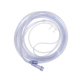 Nasal Oxygen Cannula Cushion Tip w/ 7' (2.1 m) Crush Resista