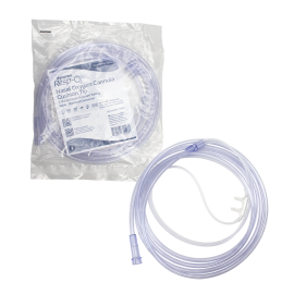 Nasal Oxygen Cannula Cushion Tip w/ 7' (2.1 m) Crush Resista