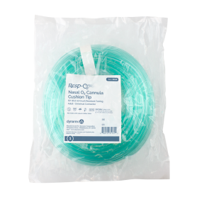 Nasal Oxygen Cannula Cushion Tip w/ 50' (15.24 m) Crush Resi