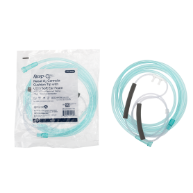 Nasal Oxygen Cannula Cushion Tip w/ Ultra Soft Ear Foam w/ 7