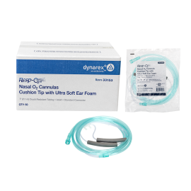 Nasal Oxygen Cannula Cushion Tip w/ Ultra Soft Ear Foam w/ 7
