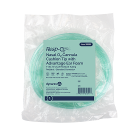 Nasal Oxygen Cannula Cushion Tip w/Advantage Ear Foam w/ 7'