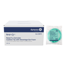 Nasal Oxygen Cannula Cushion Tip w/Advantage Ear Foam w/ 7'