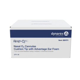 Nasal Oxygen Cannula Cushion Tip w/Advantage Ear Foam w/ 7'
