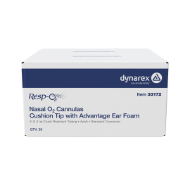 Nasal Oxygen Cannula Cushion Tip w/Advantage Ear Foam w/ 4'