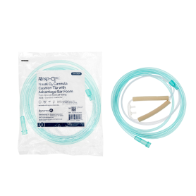 Nasal Oxygen Cannula Cushion Tip w/Advantage Ear Foam w/ 7'
