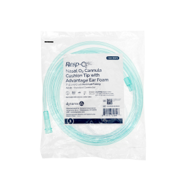 Nasal Oxygen Cannula Cushion Tip w/Advantage Ear Foam w/ 7'