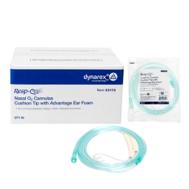 Nasal Oxygen Cannula Cushion Tip w/Advantage Ear Foam w/ 7'