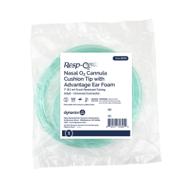 Nasal Oxygen Cannula Cushion Tip w/Advantage Ear Foam w/ 7'
