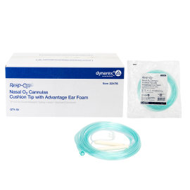 Nasal Oxygen Cannula Cushion Tip w/Advantage Ear Foam w/ 14'