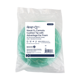 Nasal Oxygen Cannula Cushion Tip w/Advantage Ear Foam w/ 25'