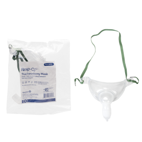 Tracheostomy Mask w/ Swivel Tubing Connector 5.4 mm Adaptor