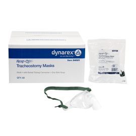 Tracheostomy Mask w/ Swivel Tubing Connector, Accepts 22 mm