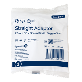 Straight Adaptor with Oxygen Stem