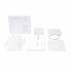 Tracheostomy Care Kit - Two Compartment Tray