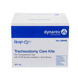 Tracheostomy Care Kit - Two Compartment Tray