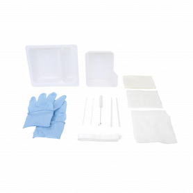 Tracheostomy Care Kit- w/ Removable Plastic Basin