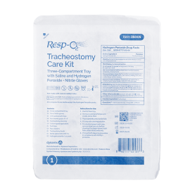Tracheostomy Care Kit - Three Compartment Tray