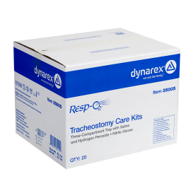 Tracheostomy Care Kit - Three Compartment Tray