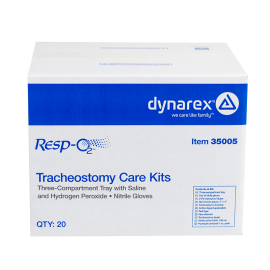 Tracheostomy Care Kit - Three Compartment Tray