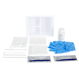 Tracheostomy Care Kit - Three Compartment Tray