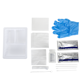 Tracheostomy Care Kit - Three Compartment Tray