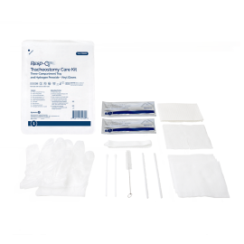 Tracheostomy Care Kit - Three Compartment Tray