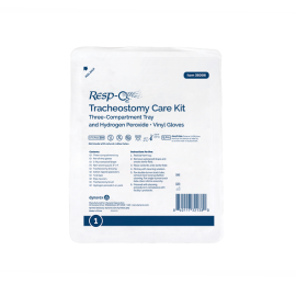Tracheostomy Care Kit - Three Compartment Tray