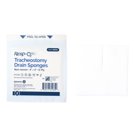 Tracheostomy Drain Sponges, Non-Woven