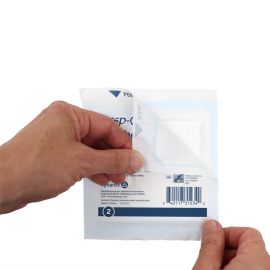 Tracheostomy Drain Sponges, Non-Woven