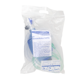 Manual Pulmonary Resuscitator (MPR) Mask, Reservoir Tubing,