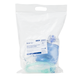 Manual Pulmonary Resuscitator (MPR) Mask, Reservoir Bag, Oxy