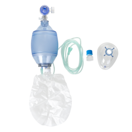 Manual Pulmonary Resuscitator (MPR) Mask, Reservoir Bag, Oxy